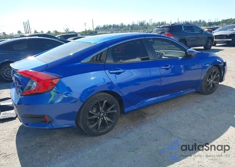 2019 Honda Civic Sport from USA, damaged, VIN 19XFC2F83KE014463